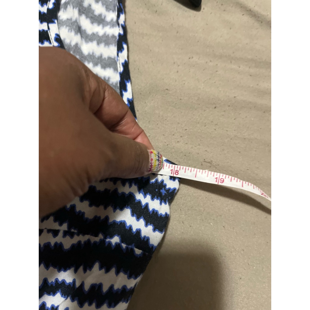 EUC MSK Romper Blue and White Women's Size L - Picture 7 of 8